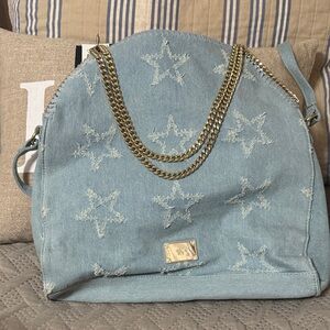 INC International Concepts Light Blue Star Shoulder Bag